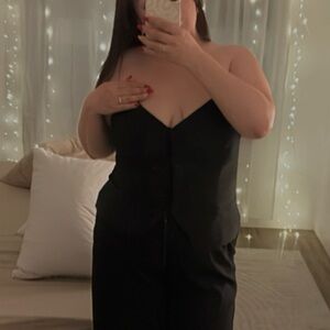 Dynamite Black Strapless Top